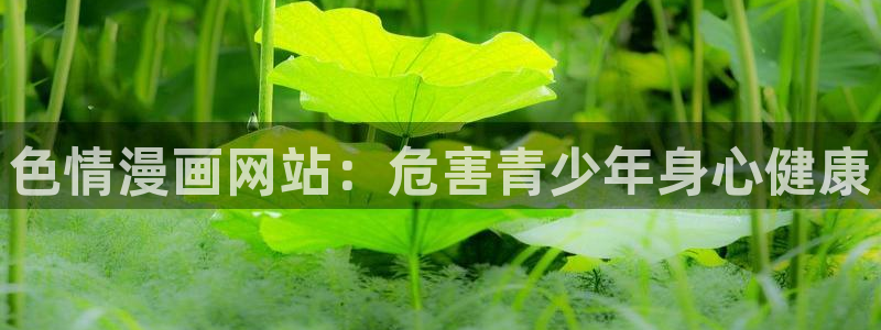 香蕉漫画免费读漫画的：色情漫画网站：危害青少年身心健康
